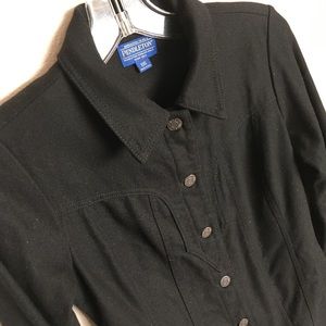 Pendleton wool western shirt jacket, XXS